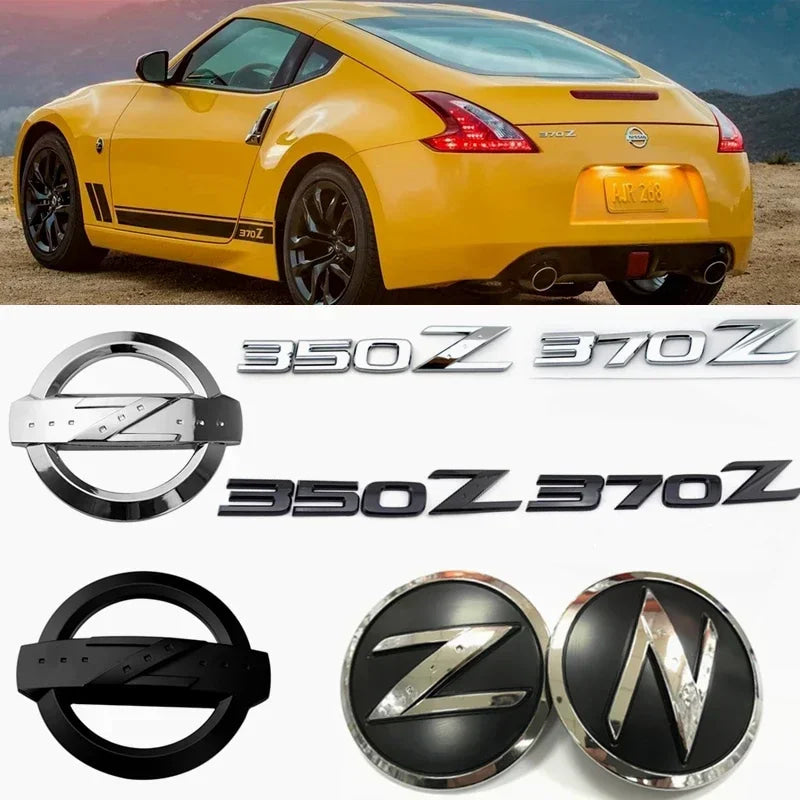 Car Rear Trunk Side Emblem Sticker for Nissan Z Logo 350Z 370Z X-Trail Qashqai Tiida Teana NV200 NP300 Sentra Altima Versa T32