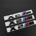 Car Valve Core BMW 3D Electroplating Emblem Stickers Trunk Decorative Stickers For BMW X5 E91 E70 F11 E30 F31 X3 F25 E61 E83 X1