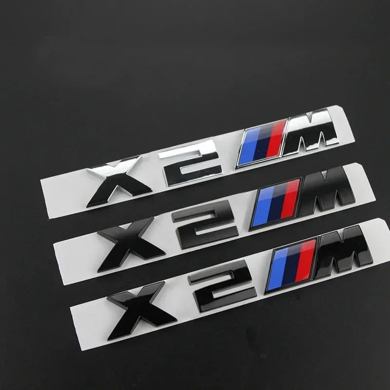 Car Valve Core BMW 3D Electroplating Emblem Stickers Trunk Decorative Stickers For BMW X5 E91 E70 F11 E30 F31 X3 F25 E61 E83 X1