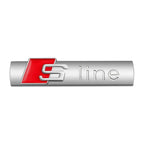 NEW Audi Sline Metal Logo Car Sticker Aluminum Emblem For Audi S Line Quattro A1 A3 A4 A5 A6 A7 A8 Q2 Q3 Q5 Q6 Q7 Q8 Accessories