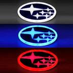 14X7.3cm 4D LED Car Rear Logo Emblem Light Tail Trunk Badge for Subaru Forester XV STI WRX BRZ Tribeca Outback Impreza Legacy