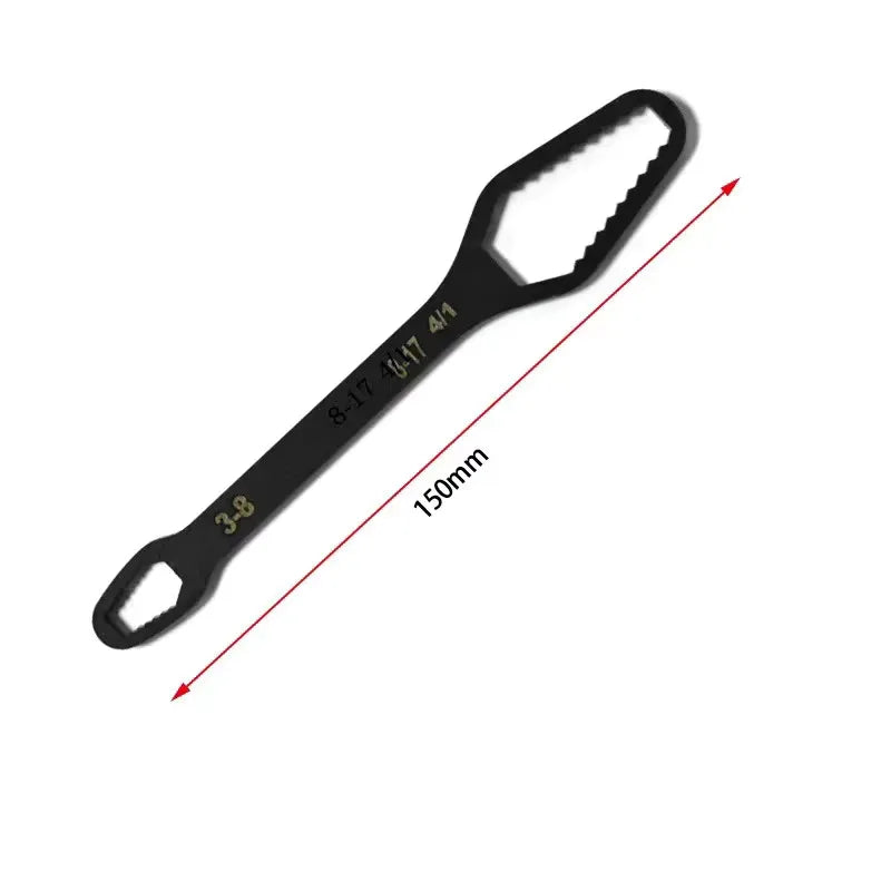 Llave Torx Universal de 3-17mm, tablero de llave de gafas ajustable autoajustable, llave Torx de doble cabezal, herramientas manuales para fábrica