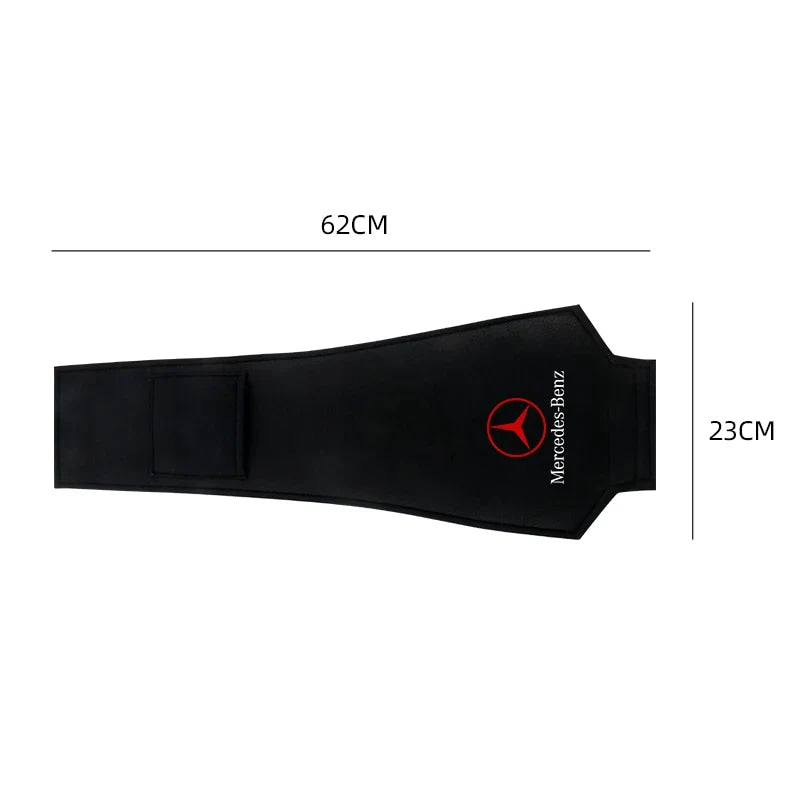 Car Headrest Cover Seat Head Pillow Neck Headrest Cover For Mercedes Benz AMG GLC W203 W206 W220 W205 W211 W212 W201 Accessory