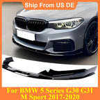 Bumper Lip For BMW 5 Series G30 G31 M Sport 2017 2018 2019 2020 Car Front Bumper Lip Splitter Spolier Diffuser Body Kit Tuning