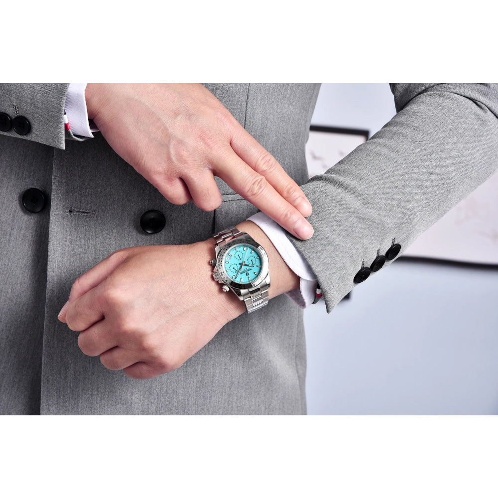 2026 Pagani Design PD1727 Night Light Men's Watch Sapphire Glass Stainless Steel Waterproof Relief  relogio masculino watches