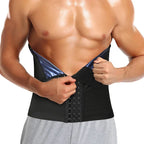 Vensslim Men Body Shaper Waist Trainer Slimming Belt Compression Corset Workout Sauna Sweat Bands Fitness Fat Burner Trimmer