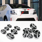 3D Car Logo Modified Car Logo Badges Front And Rear Logo Silver For Toyota Hybrid Series Prado Highlander Camry Corolla Styling