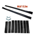 For 2015+ Mercedes-Benz Accessories W205 C63 C43 4Doors AMG C-Class Side Skirt Extension Diffusor 8Pcs ABS Lip