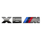 5.5cm for M logo new gray ABS sticker trunk badge for BMW X1M X2M X3M X4M X5M X6M X7M M1M2M3M4M5M6M7M8