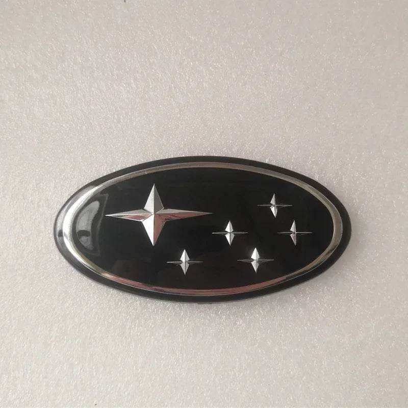 10.3X5CM Car Front Rear Logo Badge Emblem Sticker Decals for Subaru WRX Forester Outback Crosstrek Legacy Impreza Levorg 2025
