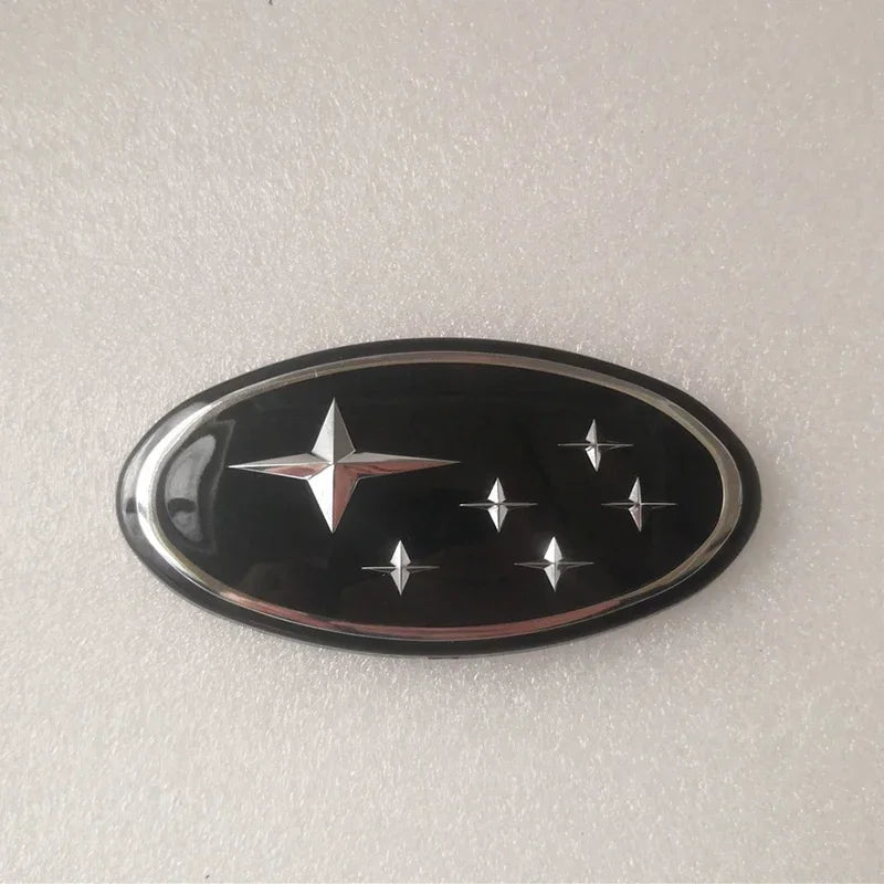 10.3X5CM Car Front Rear Logo Badge Emblem Sticker Decals for Subaru WRX Forester Outback Crosstrek Legacy Impreza Levorg 2025