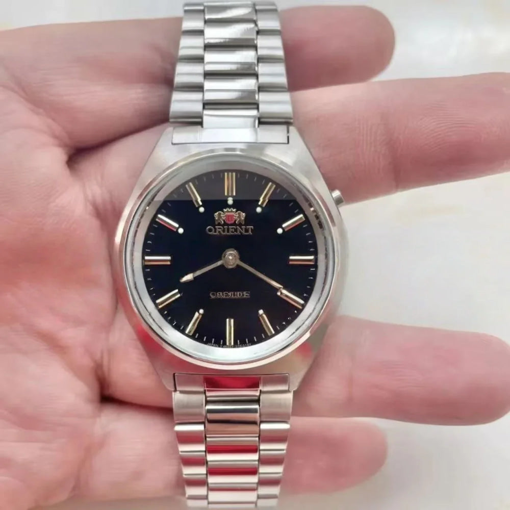 36MM Casual Diamond Date Sports Watch with Japanese Movement Unisex Mechanical Watch in Stainless Steel World Time Orient Series