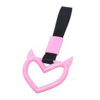 JDM Train Bus Handle Hand Strap Ring Heart Styling Drift Charm Strap Drift Auto Warning Ring Car Strap Car Rear Bumper Supplies
