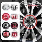 4pcs 56mm 60mm 65mm Car Wheel Hub Centre Cap Badge Emblem Hub Center Cover Car Sticker for Honda Civic Accord Cr-v Fit Crosstour