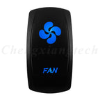 12V 20A Blue Led Car Boat Laser Rocker Switch ON OFF, (ON) OFF, ON OFF ON, (ON) OFF ON, (ON) OFF (ON) Waterproof