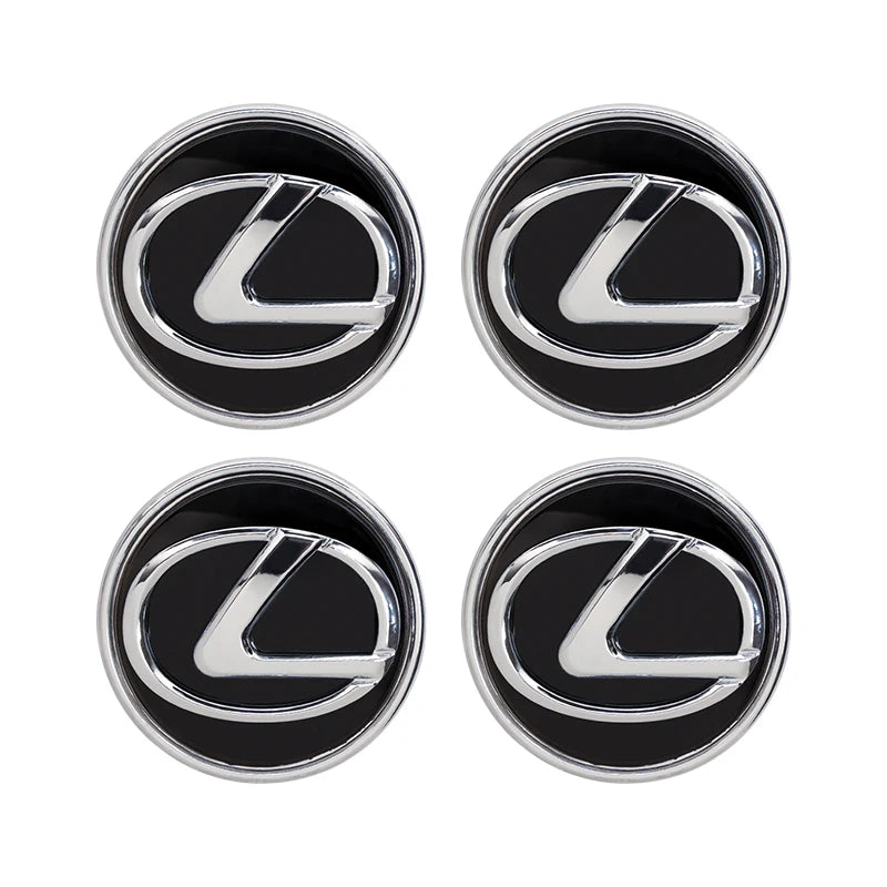 4pcs 62mm Car Wheel Center Hub Cap Rim Dustproof Cover Emblemem For Lexus RX NX UX GX ES260 ES300 LS500 IS250 RX350 LX570 LX600