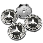 4Pcs 60mm 75mm Car Wheel Center Hub For Mercedes Benz AMG class W205 W203 GLC GLK W206 W220 W211 A180 Cap Rim Cover Accessories