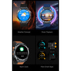 2026 New ECG AI Health Smartwatch for Men 1.53"AMOLED BP/Heart Rate Monitor BT Call IP68 Waterproof Smart Watch for Android IOS