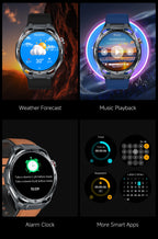 2026 New ECG AI Health Smartwatch for Men 1.53"AMOLED BP/Heart Rate Monitor BT Call IP68 Waterproof Smart Watch for Android IOS