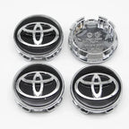 4Pcs 57/62mm Car Wheel Center Hub Caps For Toyota Rav4 Aygo Yaris Corolla Camry Car Tire Center Decoration Stickers Accessories