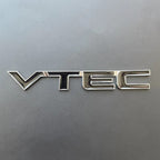3D Metal Logo VTEC Emblem Letters Car Fender Badge Trunk Decal For Honda Civic Accord CB400 Odyssey CRV VTEC Sticker Accessories