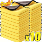 3/5/10Pcs Car Wash Microfiber Towel 30*30CMCar Cleaning Drying Cloth Care Cloth Car Wash Towel Kitchen Towel