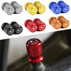 Wheel Tire Valves Tyre Stem for Subaru Impreza Forester Tribeca XV BRZ Air Caps car+accessories interior sticker decor styling