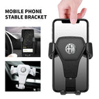 Car Mobile Phone Holder Air Outlet Gravity Sensor Auto Accessories For Alfa Romeo Giulia Stelvio Giulietta 156 159 147 Mito Brer