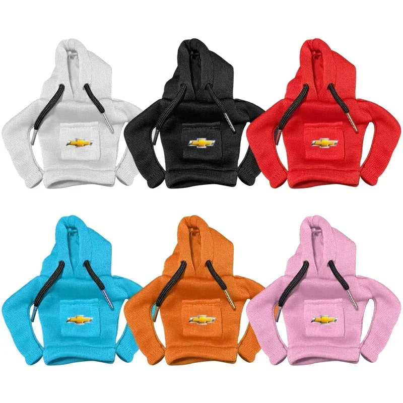 Fashion Car Decor Dust Proof Car Shift Knob Hoodie Handle Cover For Chevrolet Silverado Impala Malibu Equinox Cruze Camaro
