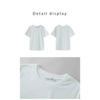 100% pure cotton men's luxurious brand letter print T-shirt, short-sleeved T-shirt, high-quality men's clothing, streetwear