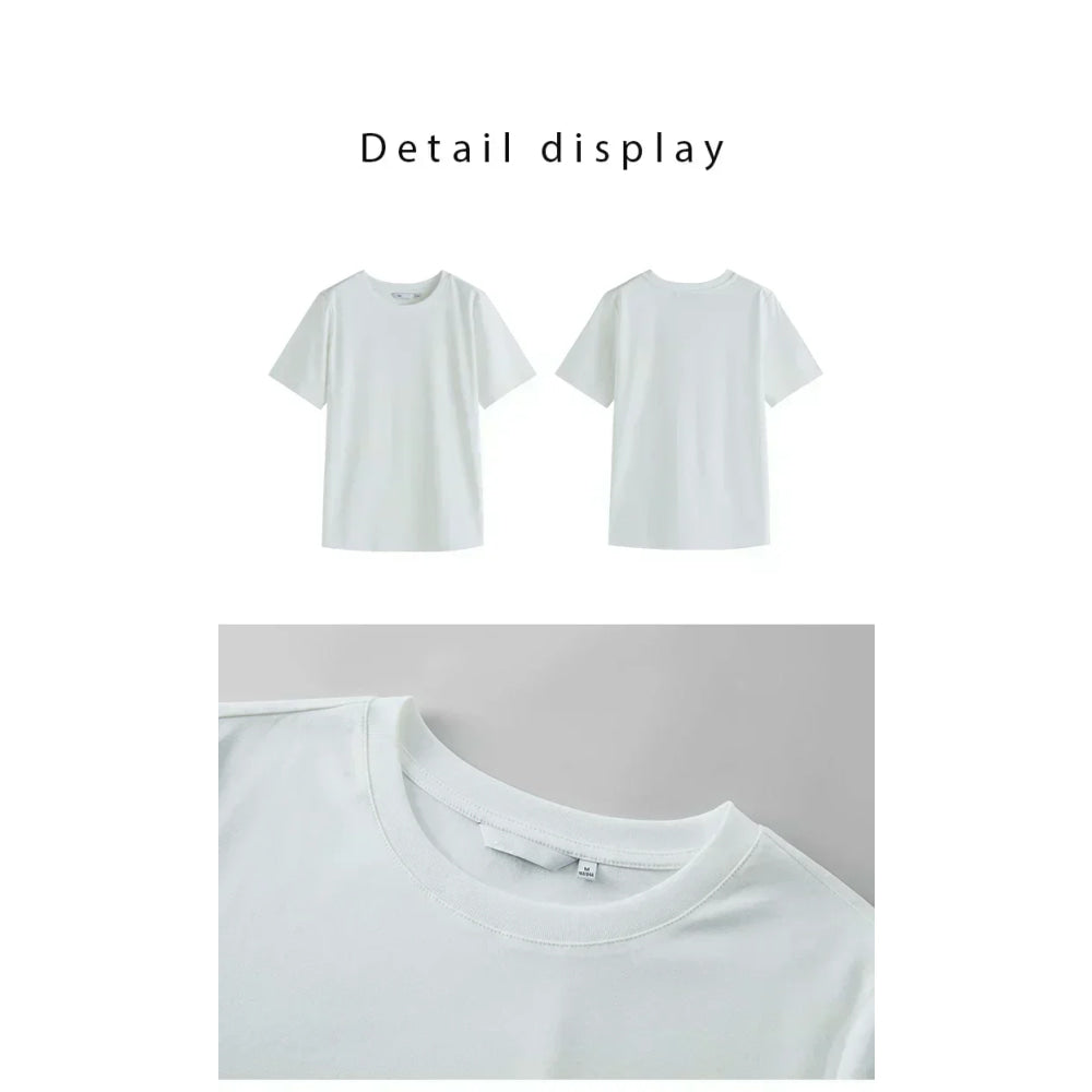 100% pure cotton men's luxurious brand letter print T-shirt, short-sleeved T-shirt, high-quality men's clothing, streetwear