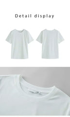 100% pure cotton men's luxurious brand letter print T-shirt, short-sleeved T-shirt, high-quality men's clothing, streetwear