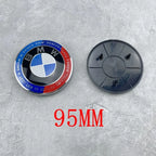 ABS Front Hood Badge For BMW New 7 Series G11 G12 G70 G07, 735Li 740Li 760i, 95MM Car Front Logo Emblem, Auto Replacement Access