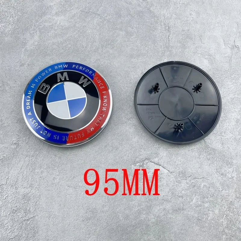 ABS Front Hood Badge For BMW New 7 Series G11 G12 G70 G07, 735Li 740Li 760i, 95MM Car Front Logo Emblem, Auto Replacement Access