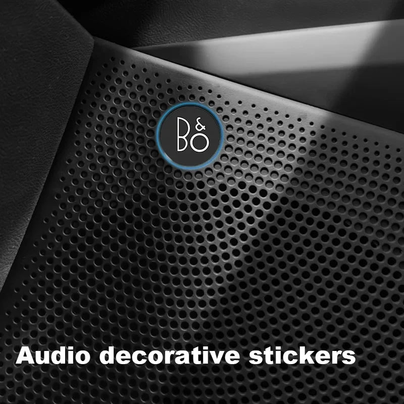 Chevrolet 3D Aluminum Car Audio Stickers Fit For Silverado Impala Malibu Equinox Cruze Camaro Tahoe/Suburban Blazer Spark Aveo
