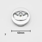 4Pcs 57/62mm Car Wheel Center Hub Caps For Toyota Rav4 Aygo Yaris Corolla Camry Car Tire Center Decoration Stickers Accessories