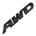 3D Metal Car Letters AWD Logo Emblem Sticker Fender Trunk Badge Accessories For Honda Civic CRV Subaru Mazda Toyota RAV4 Kia