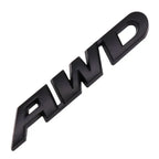 3D Metal Car Letters AWD Logo Emblem Sticker Fender Trunk Badge Accessories For Honda Civic CRV Subaru Mazda Toyota RAV4 Kia