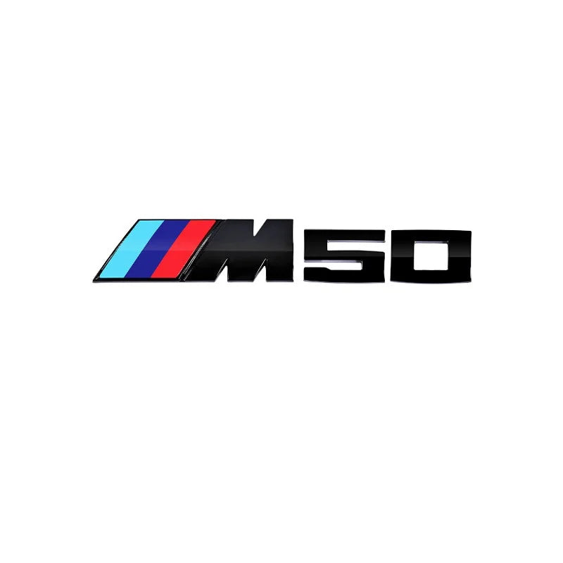 3D ABS Car Styling Rear Trunk Badge Emblem Logo Sticker Decoration Accessory For BMW M M1 M2 M3 M4 M5 M6 X7M X2M X4M X3M X5M X6M