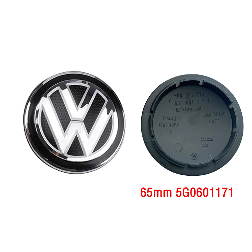 Abs - 4pcs 55mm 56mm 65mm 70mm Car Styling Wheel Center Cap Hub Covers Badge Accessories For VW Volkswagen 3B7601171 1J0601171