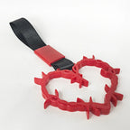 JDM Racing New Handle Hand Strap Heart Ring Styling Drift Charm Strap Drift Auto Accessories Car Strap Front and Rear Bumper Dec