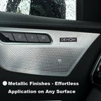 Chevrolet 3D Aluminum Car Audio Stickers Fit For Silverado Impala Malibu Equinox Cruze Camaro Tahoe/Suburban Blazer Spark Aveo