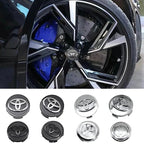 4Pcs 57/62mm Car Wheel Center Hub Cap Rim Cover For Toyota Corolla RAV4 LEVIN Yaris C-HR Camry Prado Prius Car Auto Accessories