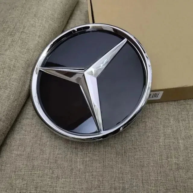 3D Star Badge Car Grill Emblem Front Logo for Mercedes Benz W204 W205 W213 X253 a B C E S CLA GLB GLC GLE GLS Vehicle Accessorie