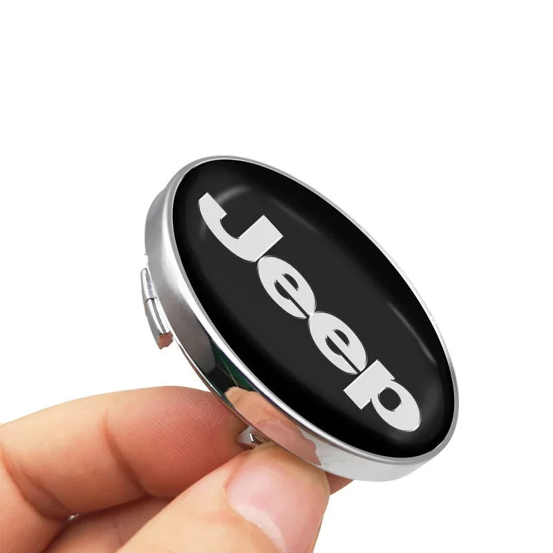 4Pcs 56/60mm Car Wheel Center Hub Cap Car Accessorie for JEEP Wrangler Grand Cherokee JK TJ Compass Renegade Patriot Trail Hawk