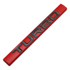 3D Metal Turbo Logo Car Rear Trunk Emblem Badge Sticker Accessories For Audi Volkswagen Ford Nissan Toyota Honda Jeep Volvo Opel