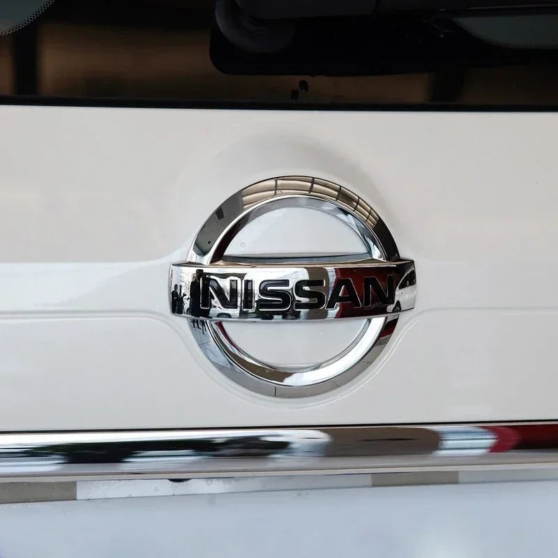 3D ABS New Emblem Car Front Rear Logo for Nissan Tiida Sentra Teana X Trail T30 T32 Almera Kicks Micra Qashqai J10 J11 Leaf Juke