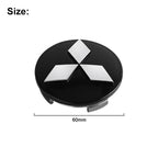 4Pcs Wheel Center Hub Caps Replacement Wheel Hub Emblem for Mitsubishi Outlander Lancer 10 9 ASX RALLIART Eclipse L200 Pajero