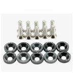 JDM Fender Washers M6 Bolt Set Car Modification Gasket Screw Fender Bumper Engine Aluminum Concave Screws Hex Fastener for Honda