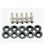 JDM Fender Washers M6 Bolt Set Car Modification Gasket Screw Fender Bumper Engine Aluminum Concave Screws Hex Fastener for Honda